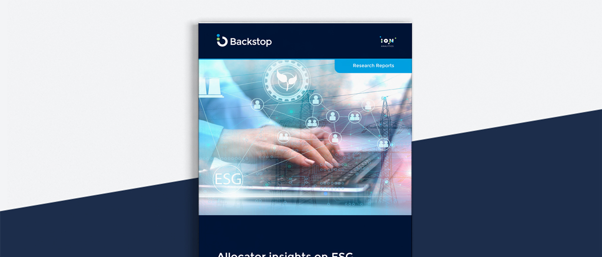 Allocators insights on ESG - Backstop Solutions